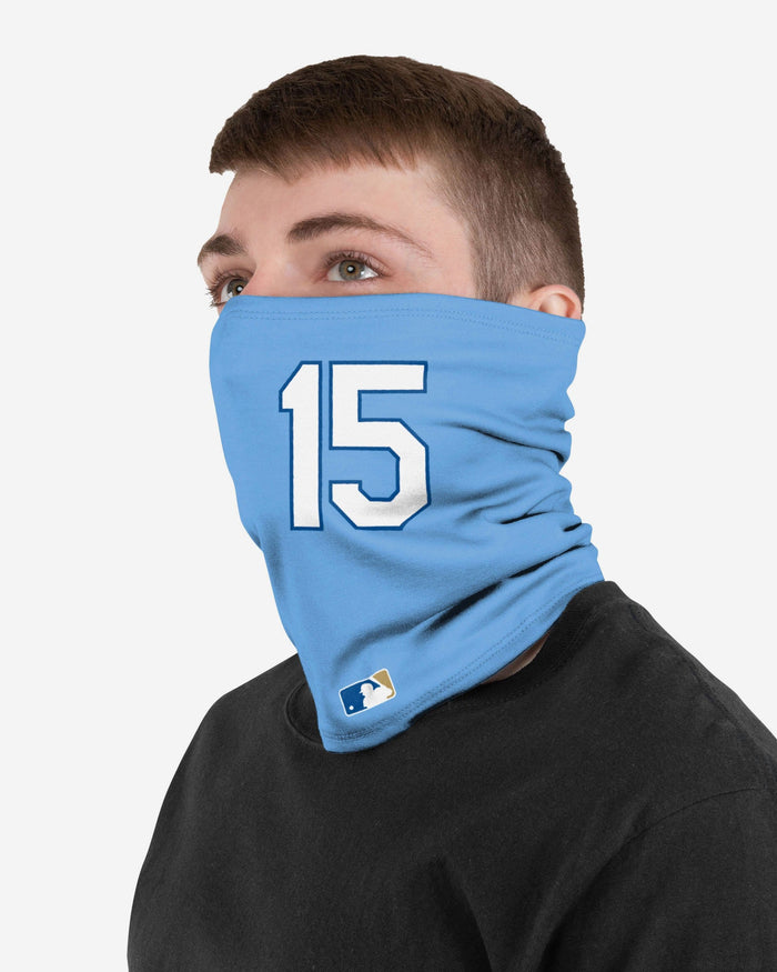 Whit Merrifield Kansas City Royals On-Field Powder Blue UV Gaiter Scarf FOCO - FOCO.com