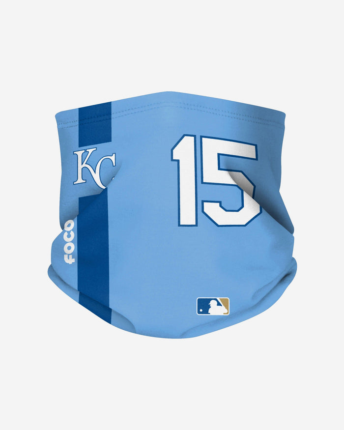 Whit Merrifield Kansas City Royals On-Field Powder Blue Gaiter Scarf FOCO - FOCO.com