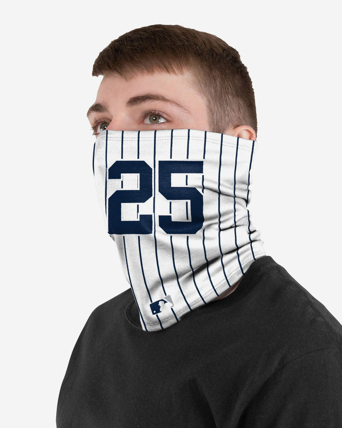 Gleyber Torres New York Yankees On-Field Pinstripe UV Gaiter Scarf FOCO - FOCO.com