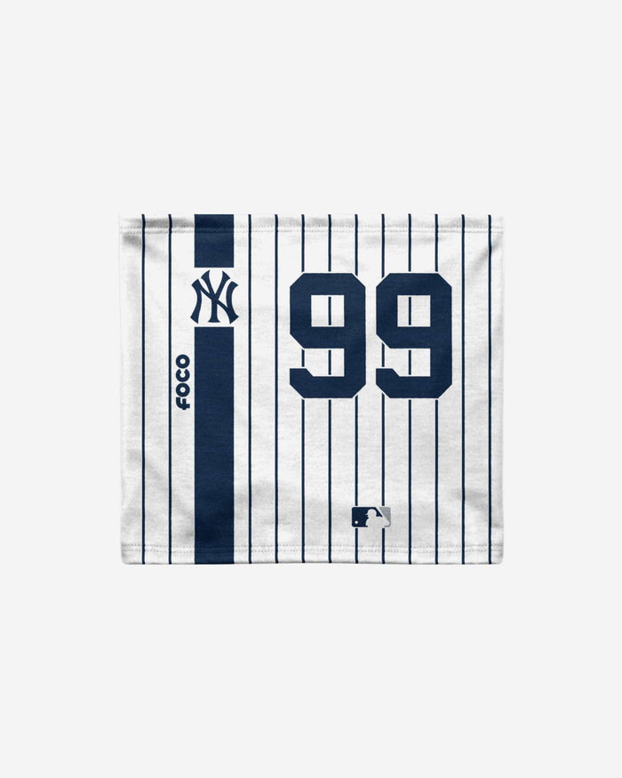 Aaron Judge New York Yankees On-Field Pinstripe UV Gaiter Scarf FOCO - FOCO.com