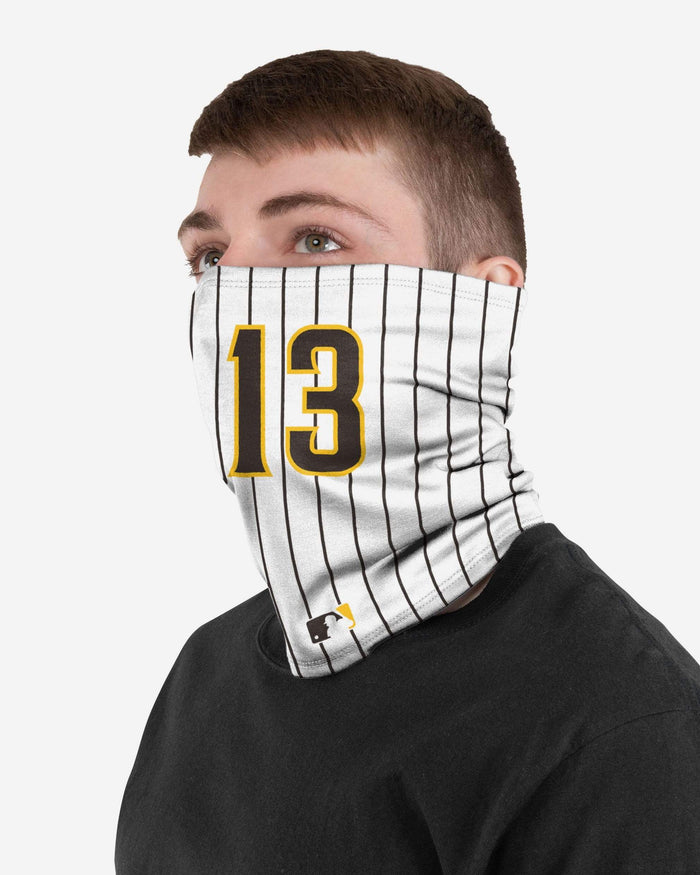 Manny Machado San Diego Padres On-Field Pinstripe UV Gaiter Scarf FOCO - FOCO.com