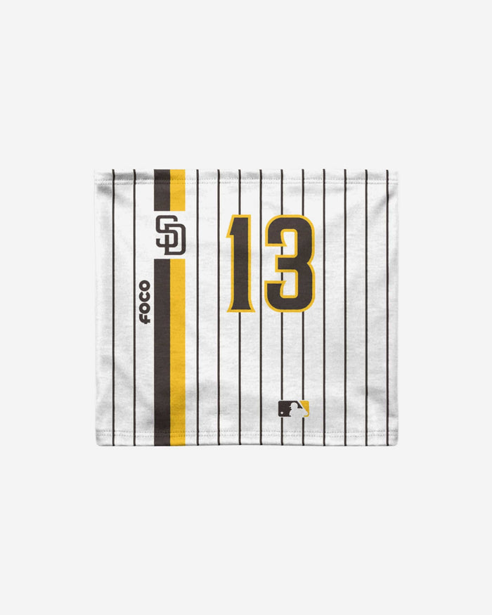 Manny Machado San Diego Padres On-Field Pinstripe UV Gaiter Scarf FOCO - FOCO.com