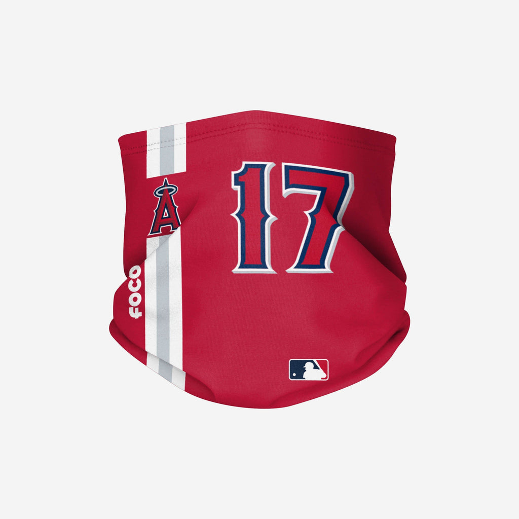 Shohei Ohtani Los Angeles Angels On-Field Red UV Gaiter Scarf FOCO - FOCO.com