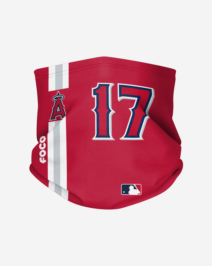 Shohei Ohtani Los Angeles Angels On-Field Red UV Gaiter Scarf FOCO - FOCO.com