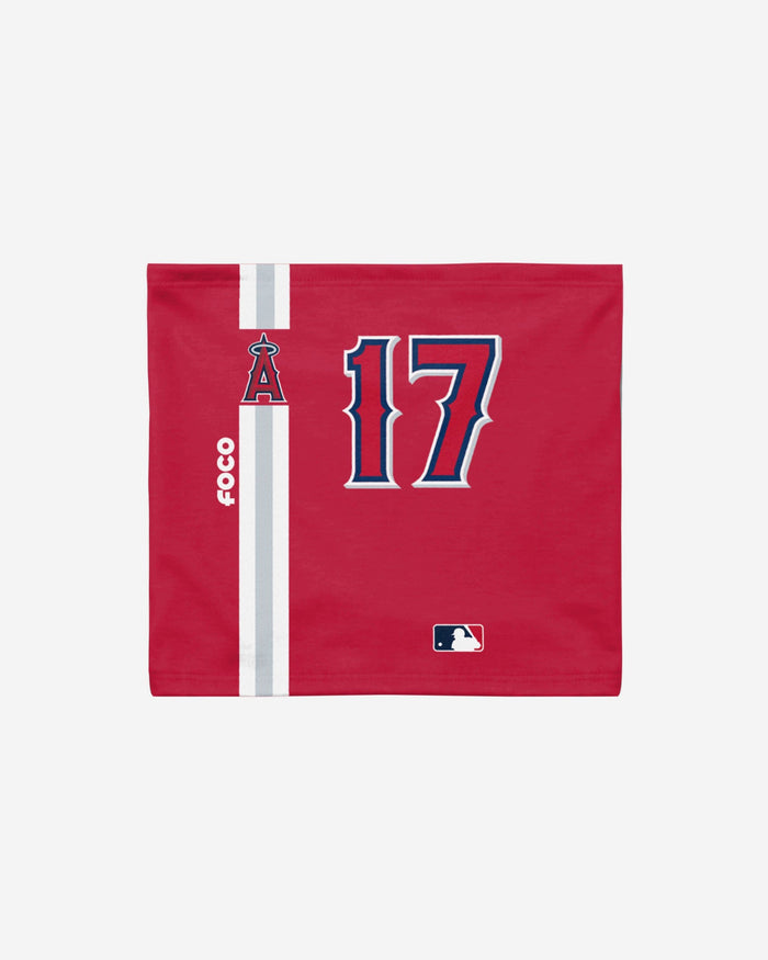 Shohei Ohtani Los Angeles Angels On-Field Red UV Gaiter Scarf FOCO - FOCO.com