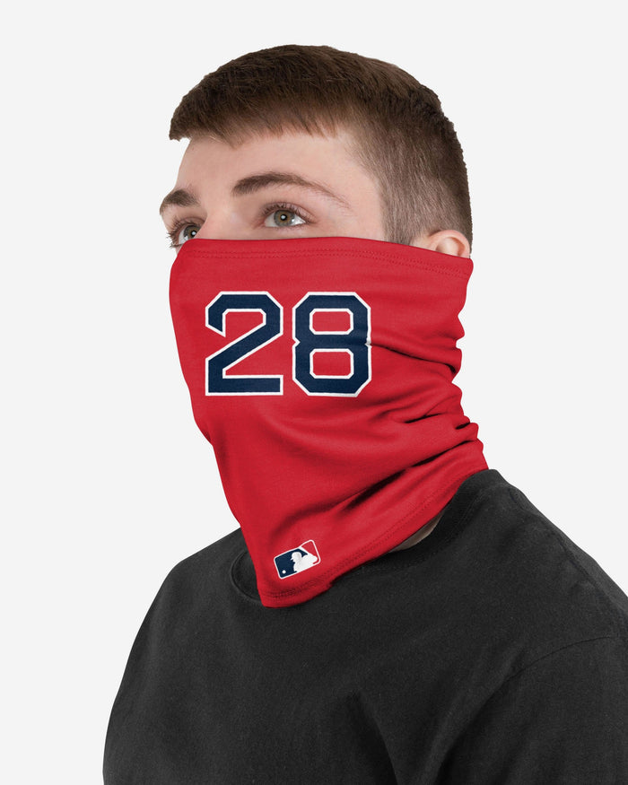 JD Martinez Boston Red Sox On-Field Red UV Gaiter Scarf FOCO - FOCO.com