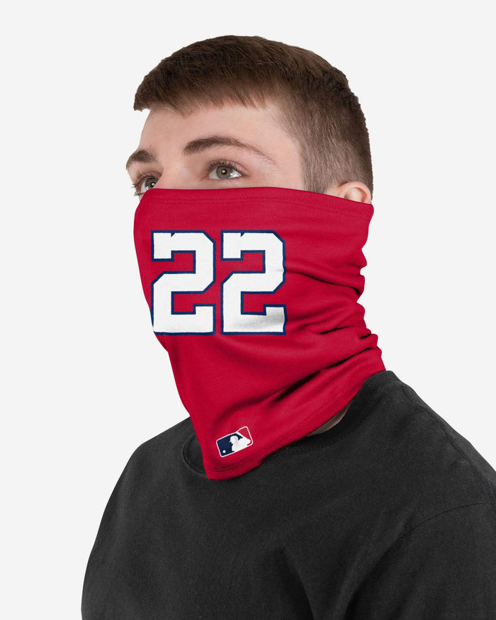 Juan Soto Washington Nationals On-Field Red UV Gaiter Scarf FOCO - FOCO.com