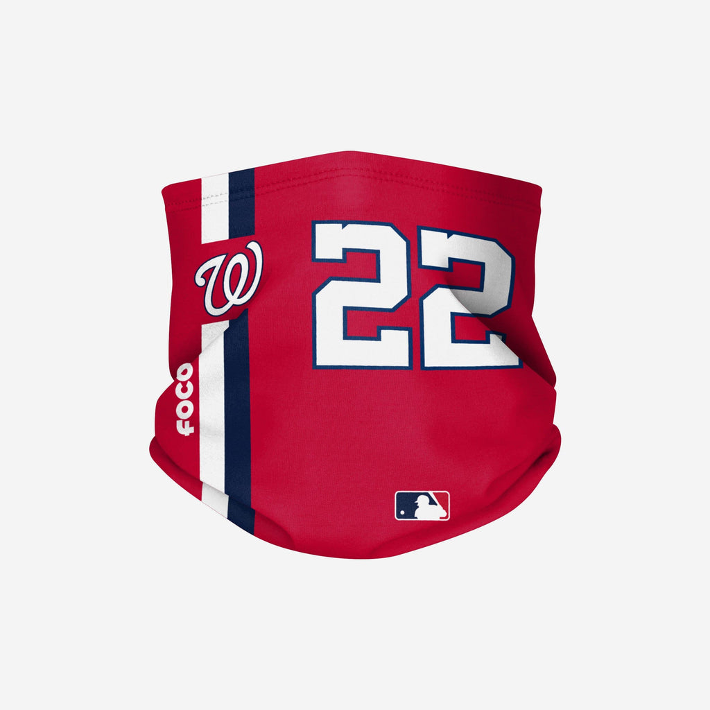 Juan Soto Washington Nationals On-Field Red UV Gaiter Scarf FOCO - FOCO.com