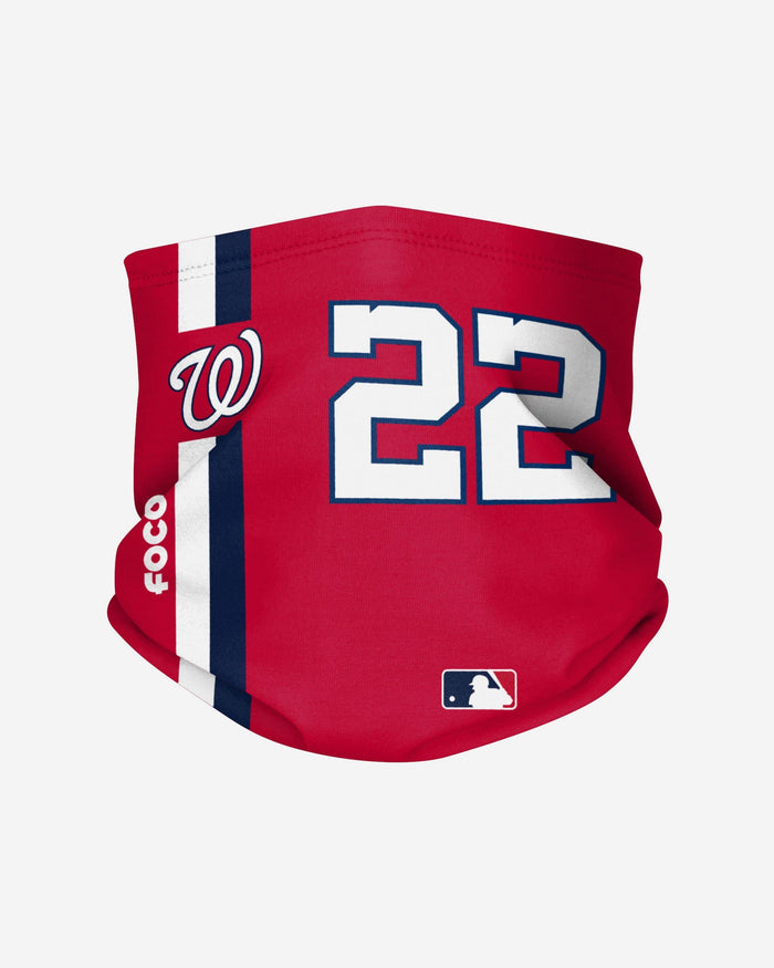 Juan Soto Washington Nationals On-Field Red UV Gaiter Scarf FOCO - FOCO.com