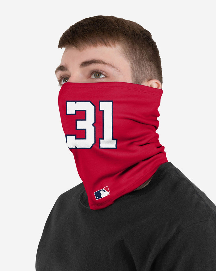 Max Scherzer Washington Nationals On-Field Red UV Gaiter Scarf FOCO - FOCO.com