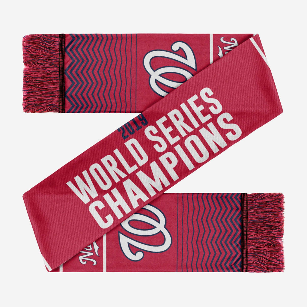 Washington Nationals 2019 World Series Champions Scarf FOCO - FOCO.com