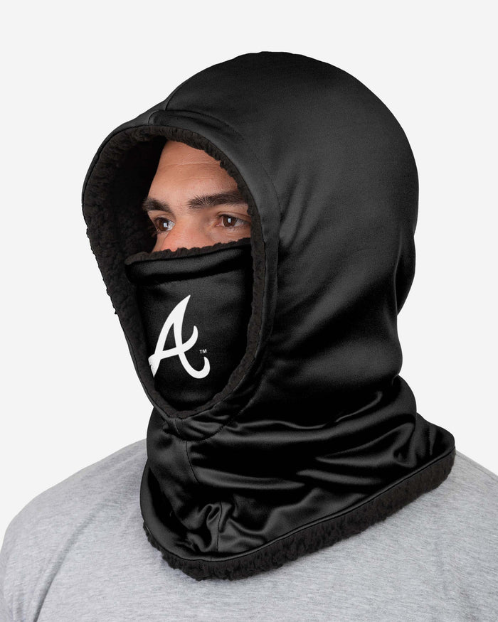 Atlanta Braves Black Hooded Gaiter FOCO - FOCO.com