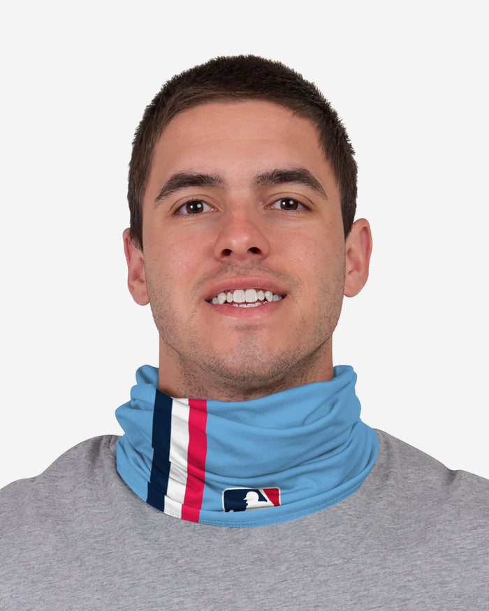 Nelson Cruz Minnesota Twins Blue On-Field Gameday Gaiter Scarf FOCO - FOCO.com