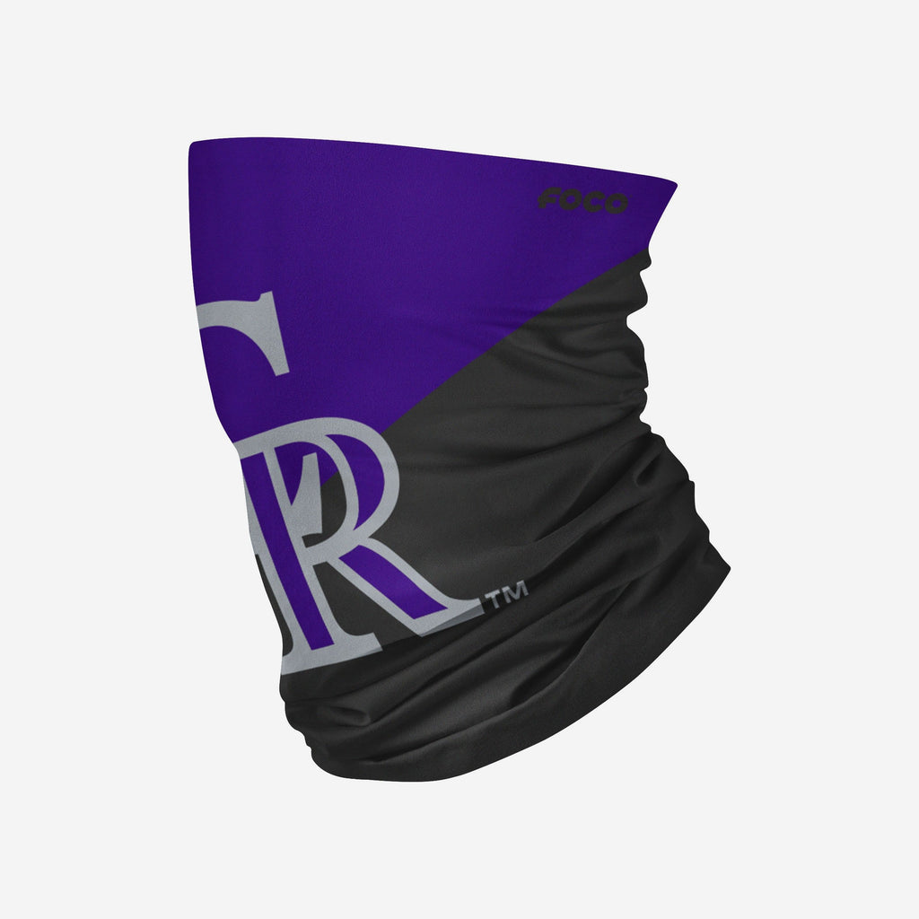 Colorado Rockies Big Logo Gaiter Scarf FOCO Adult - FOCO.com