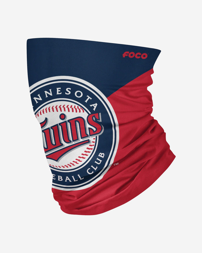 Minnesota Twins Big Logo Gaiter Scarf FOCO Adult - FOCO.com