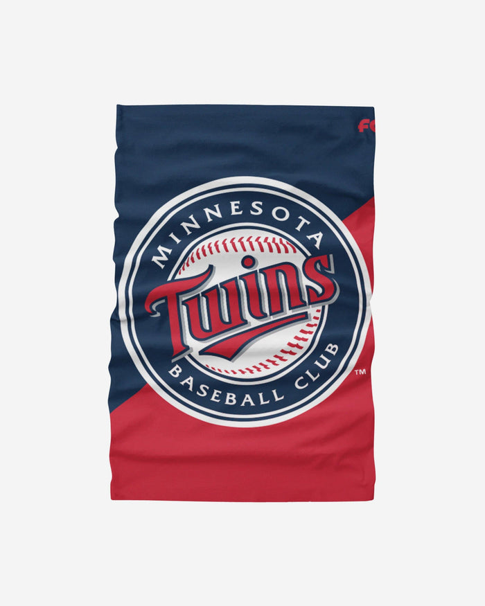 Minnesota Twins Big Logo Gaiter Scarf FOCO - FOCO.com