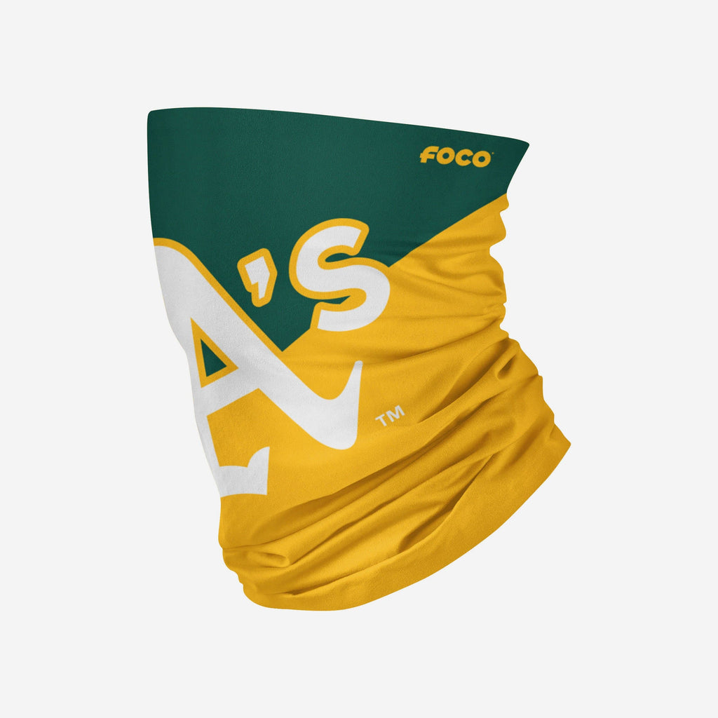 Oakland Athletics Big Logo Gaiter Scarf FOCO Adult - FOCO.com