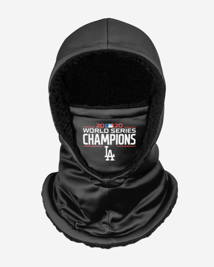 Los Angeles Dodgers 2020 World Series Champions Black Hooded Gaiter FOCO - FOCO.com
