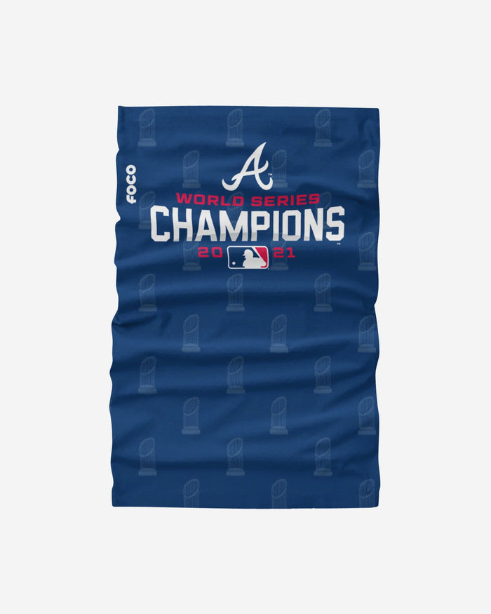 Atlanta Braves 2021 World Series Champions Gaiter Scarf FOCO - FOCO.com