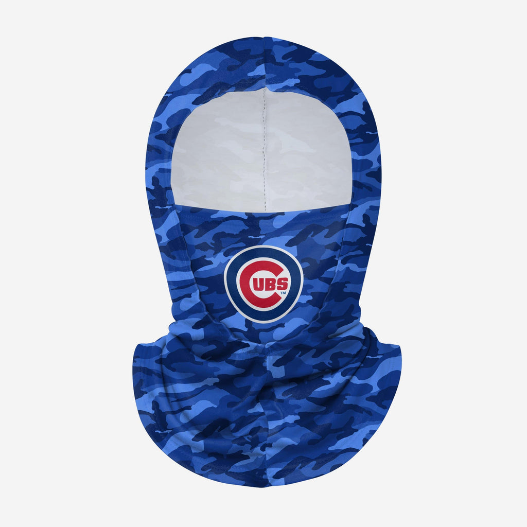 Chicago Cubs Camo Lightweight Hooded Gaiter FOCO - FOCO.com