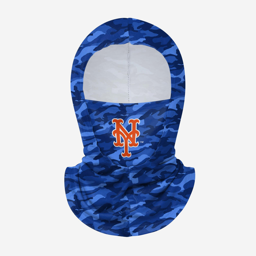 New York Mets Camo Lightweight Hooded Gaiter FOCO - FOCO.com