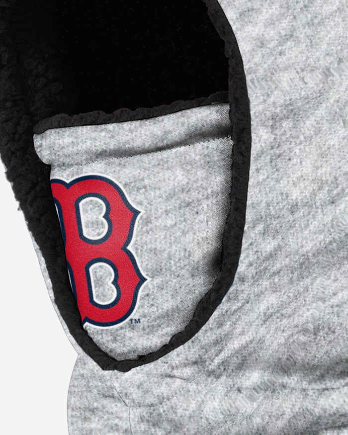 Boston Red Sox Heather Grey Big Logo Hooded Gaiter FOCO - FOCO.com