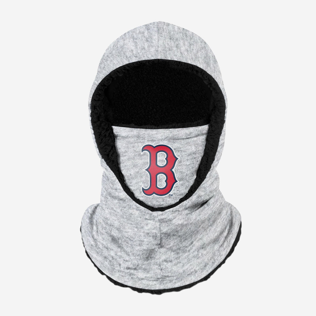 Boston Red Sox Heather Grey Big Logo Hooded Gaiter FOCO - FOCO.com