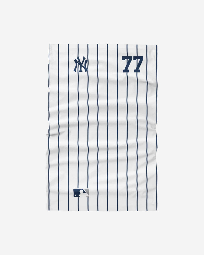 Clint Frazier New York Yankees On-Field Gameday Pinstripe Stitched Gaiter Scarf FOCO - FOCO.com