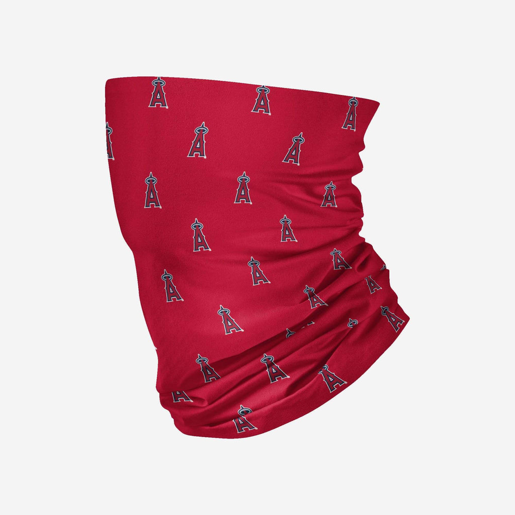 Los Angeles Angels Mini Print Logo Gaiter Scarf FOCO - FOCO.com