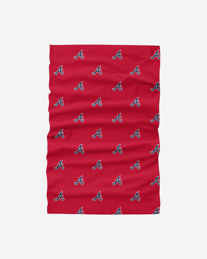 Atlanta Braves Mini Print Logo Gaiter Scarf FOCO - FOCO.com