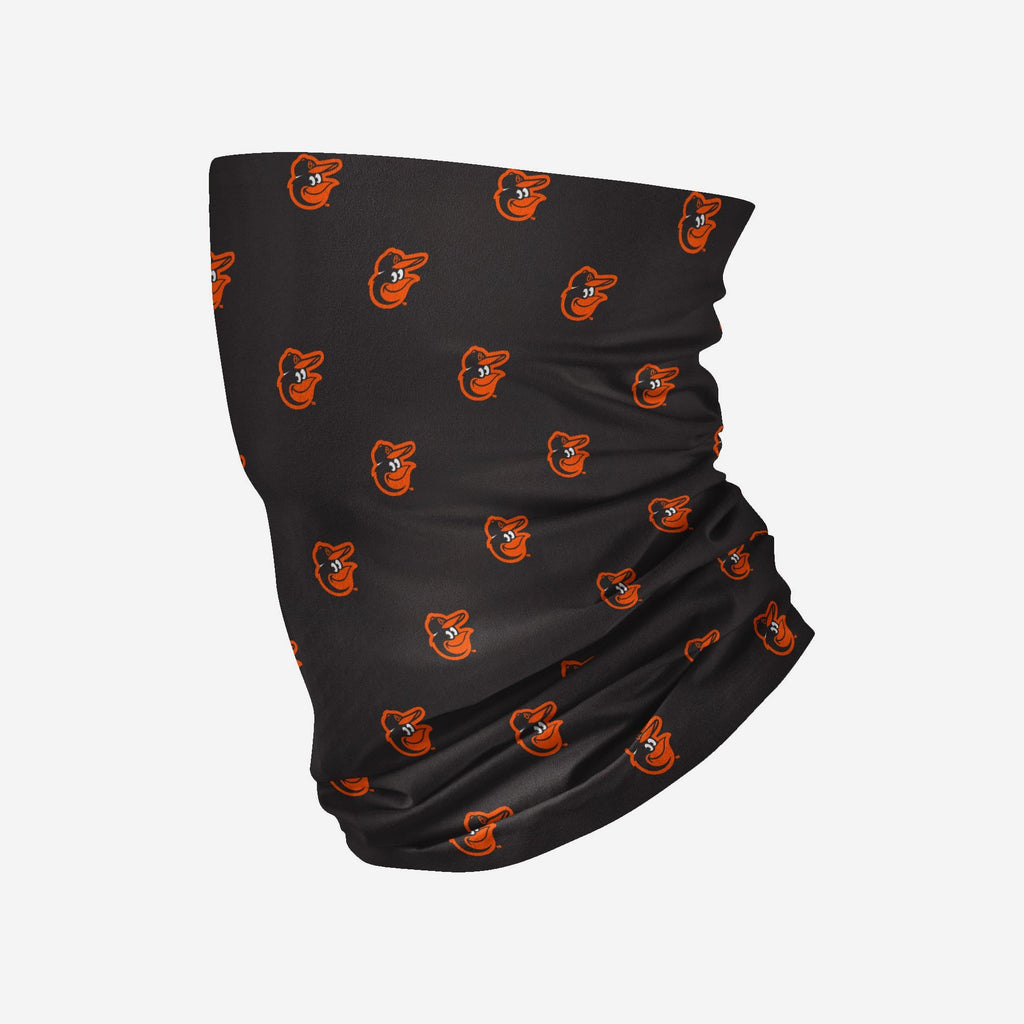 Baltimore Orioles Mini Print Logo Gaiter Scarf FOCO - FOCO.com