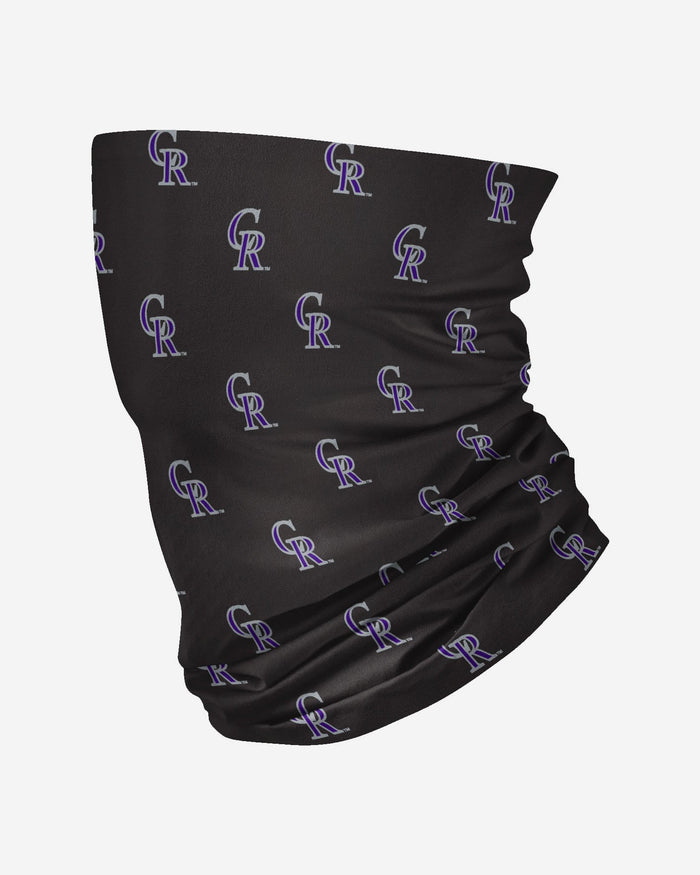 Colorado Rockies Mini Print Logo Gaiter Scarf FOCO - FOCO.com