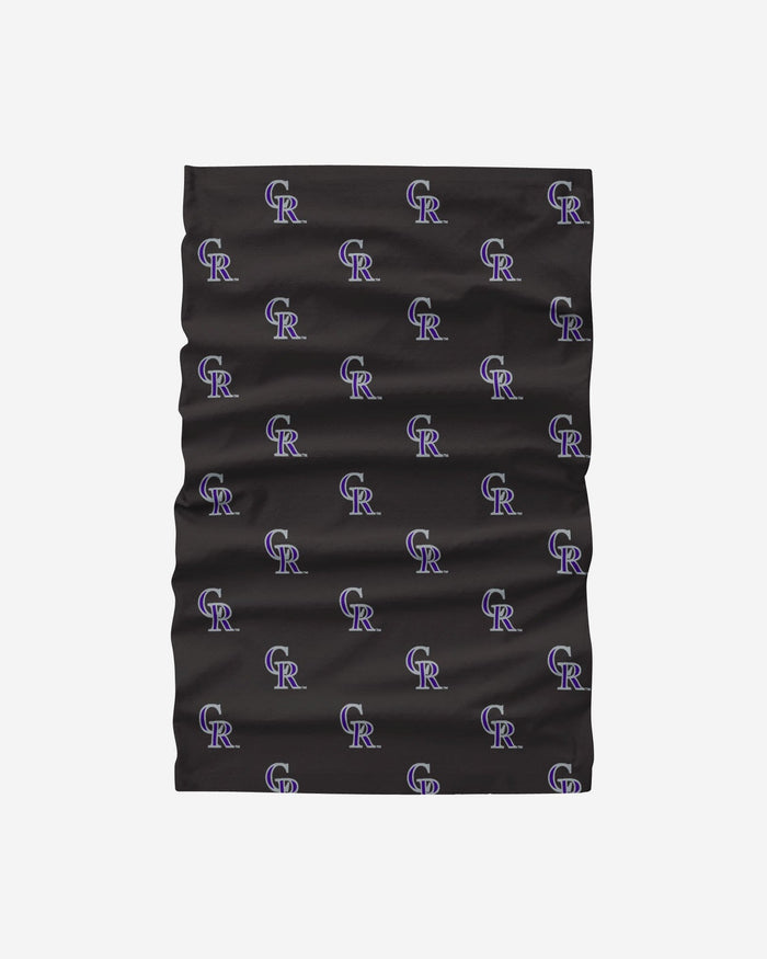 Colorado Rockies Mini Print Logo Gaiter Scarf FOCO - FOCO.com