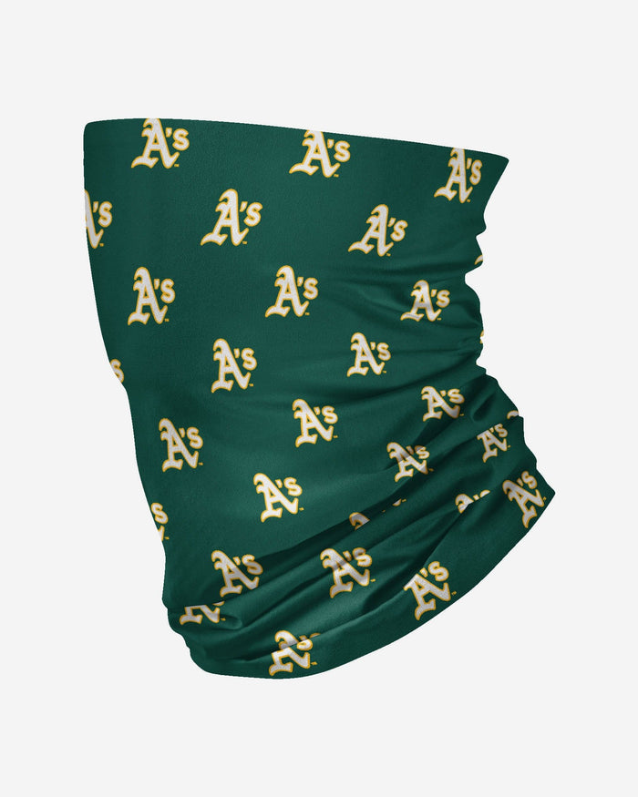 Oakland Athletics Mini Print Logo Gaiter Scarf FOCO - FOCO.com