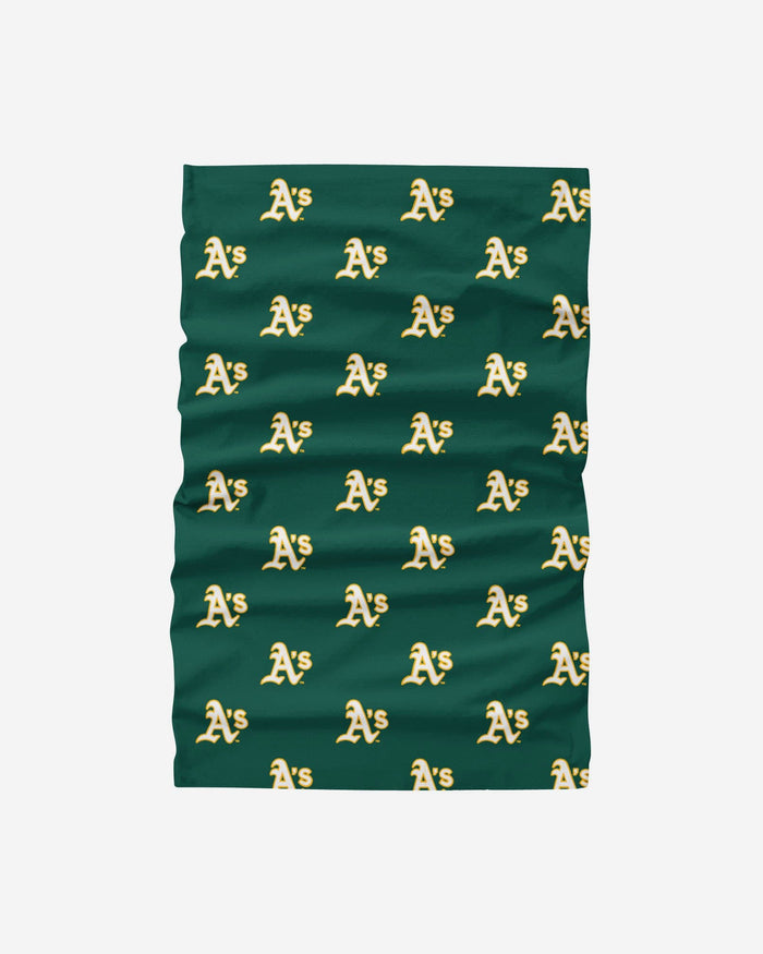 Oakland Athletics Mini Print Logo Gaiter Scarf FOCO - FOCO.com