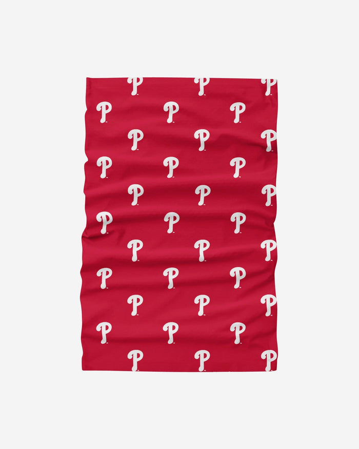 Philadelphia Phillies Mini Print Logo Gaiter Scarf FOCO - FOCO.com