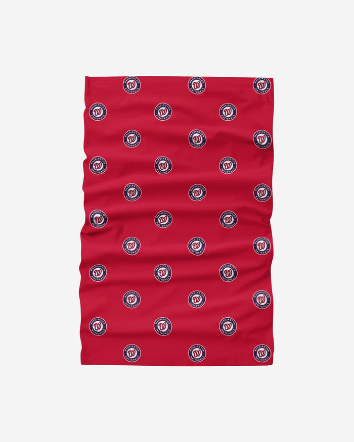 Washington Nationals Mini Print Logo Gaiter Scarf FOCO - FOCO.com