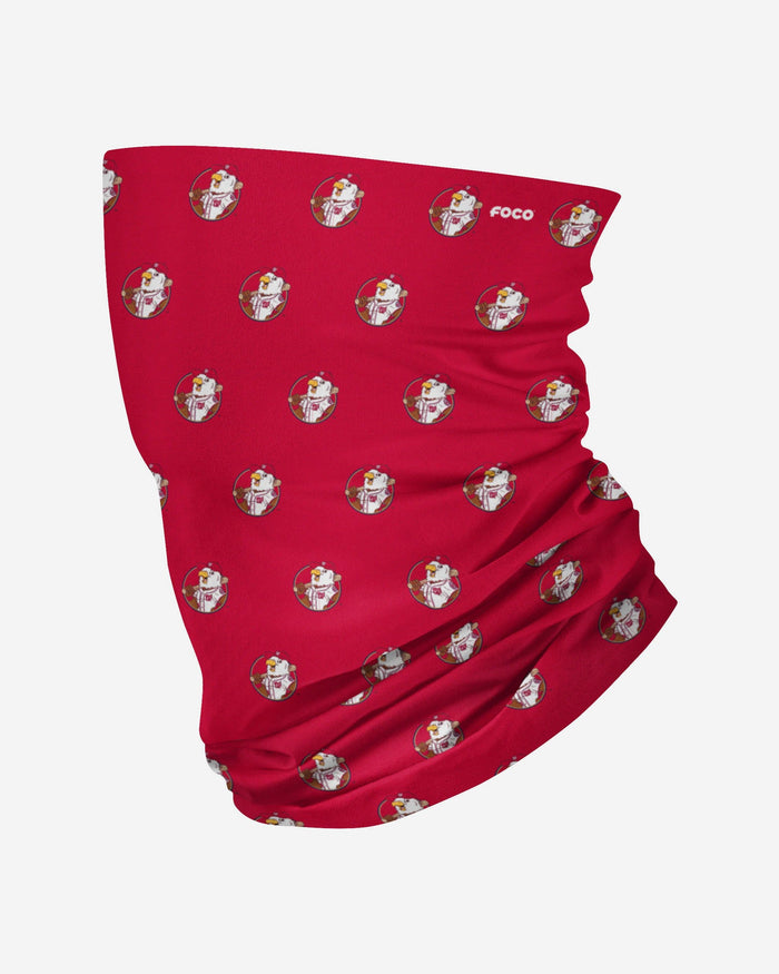 Screech Washington Nationals Mini Print Mascot Gaiter Scarf FOCO - FOCO.com