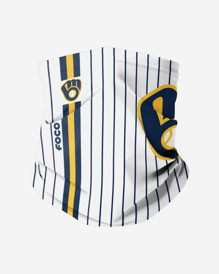 Milwaukee Brewers Big Logo Gameday Gaiter Scarf FOCO - FOCO.com