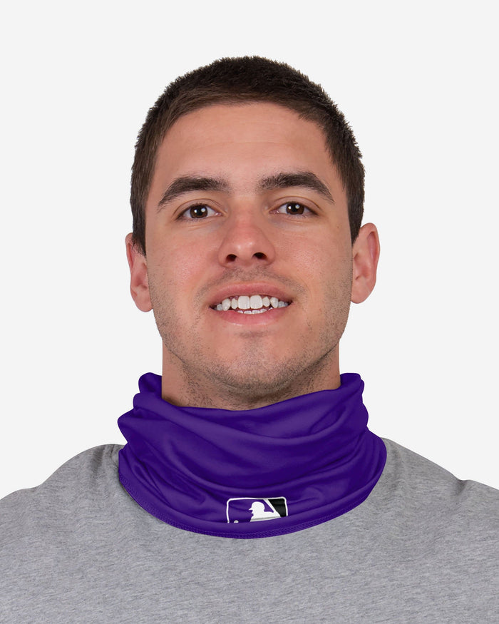 Colorado Rockies On-Field Gameday Gaiter Scarf FOCO - FOCO.com