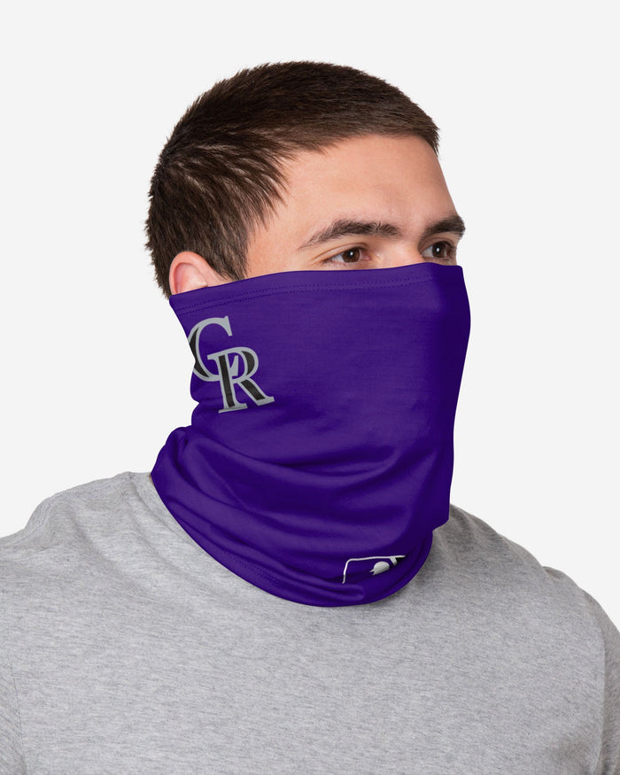 Colorado Rockies On-Field Gameday Gaiter Scarf FOCO - FOCO.com