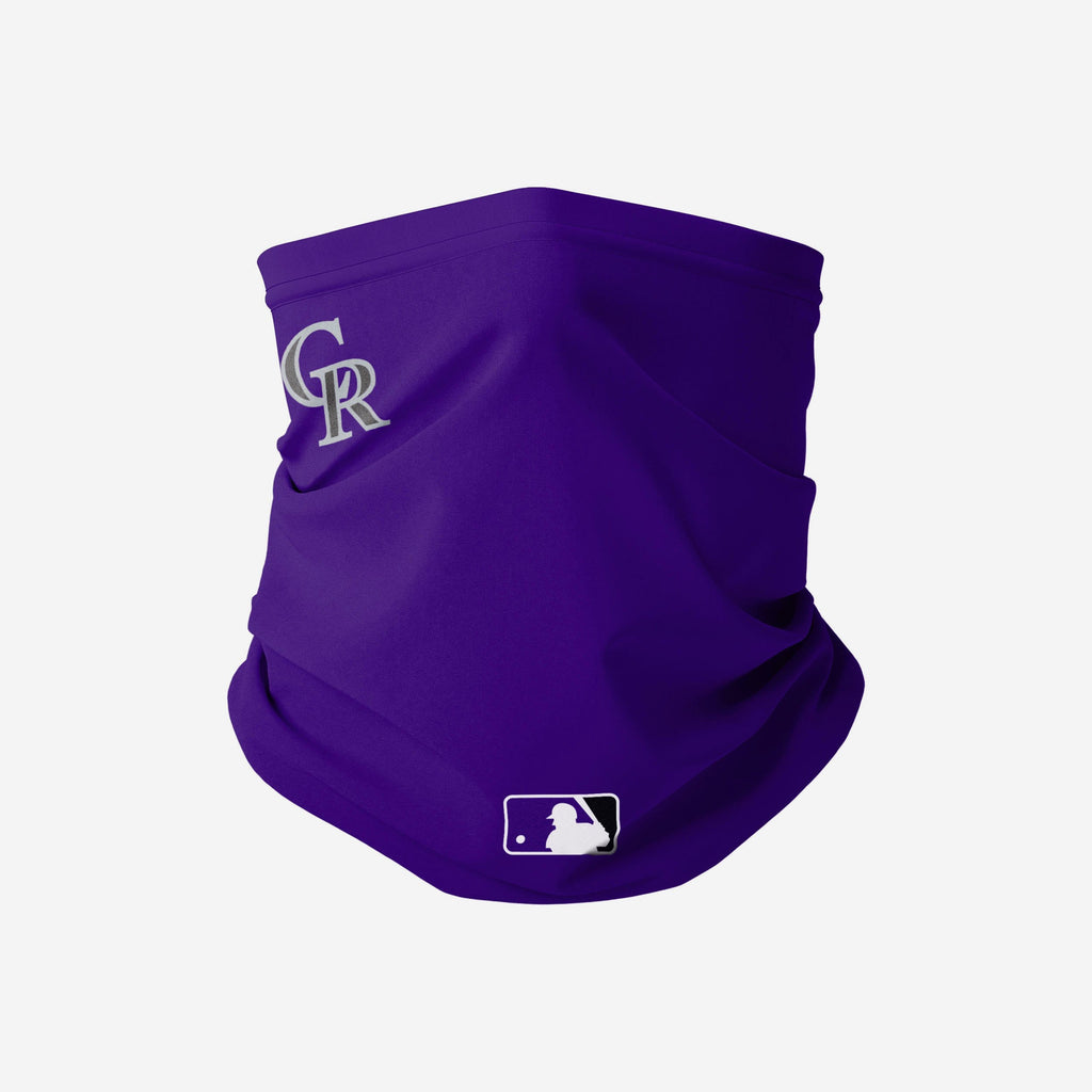 Colorado Rockies On-Field Gameday Gaiter Scarf FOCO - FOCO.com