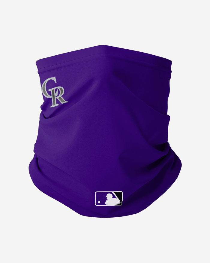 Colorado Rockies On-Field Gameday Gaiter Scarf FOCO - FOCO.com