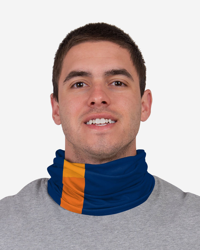 Houston Astros On-Field Striped Gameday Gaiter Scarf FOCO - FOCO.com