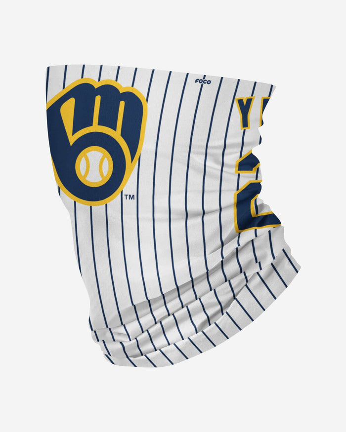 Christian Yelich Milwaukee Brewers Gaiter Scarf FOCO - FOCO.com