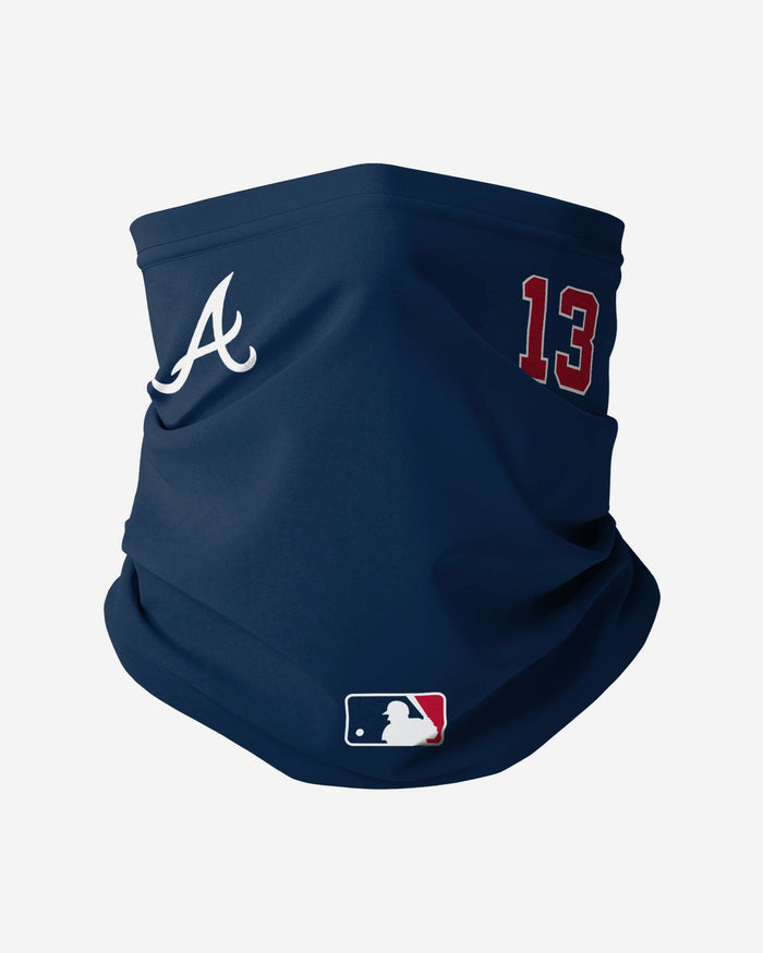 Ronald Acuna Jr Atlanta Braves On-Field Gameday Gaiter Scarf FOCO - FOCO.com