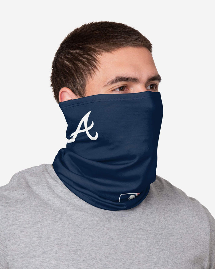 Ozzie Albies Atlanta Braves On-Field Gameday Gaiter Scarf FOCO - FOCO.com