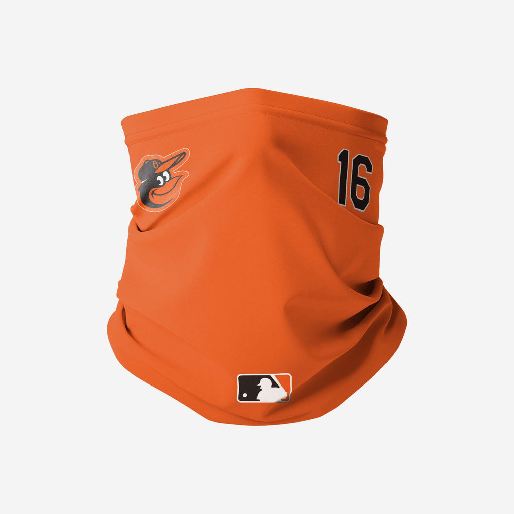 Trey Mancini Baltimore Orioles On-Field Gameday Gaiter Scarf FOCO - FOCO.com