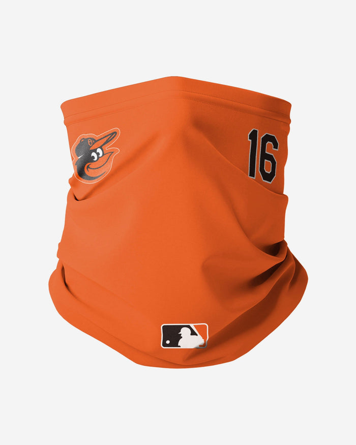 Trey Mancini Baltimore Orioles On-Field Gameday Gaiter Scarf FOCO - FOCO.com