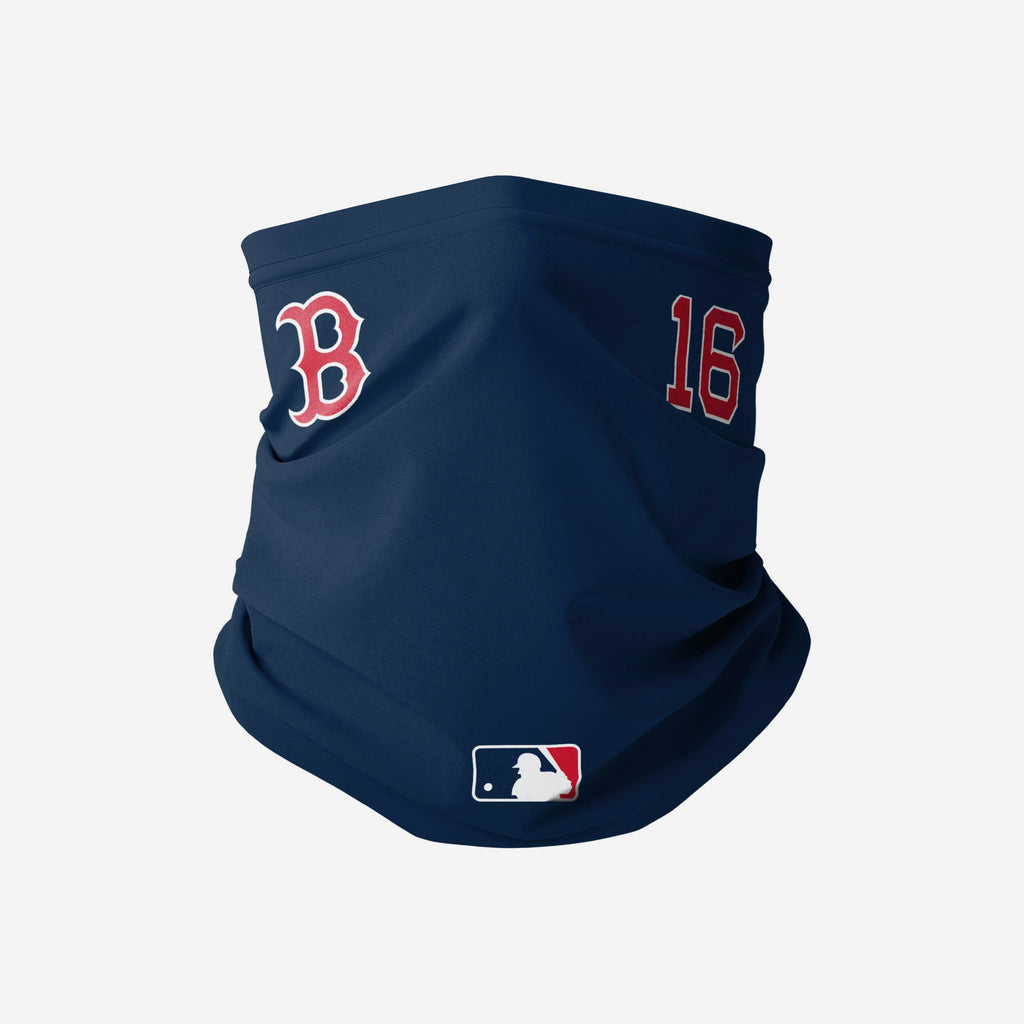 Andrew Benintendi Boston Red Sox On-Field Gameday Gaiter Scarf FOCO - FOCO.com